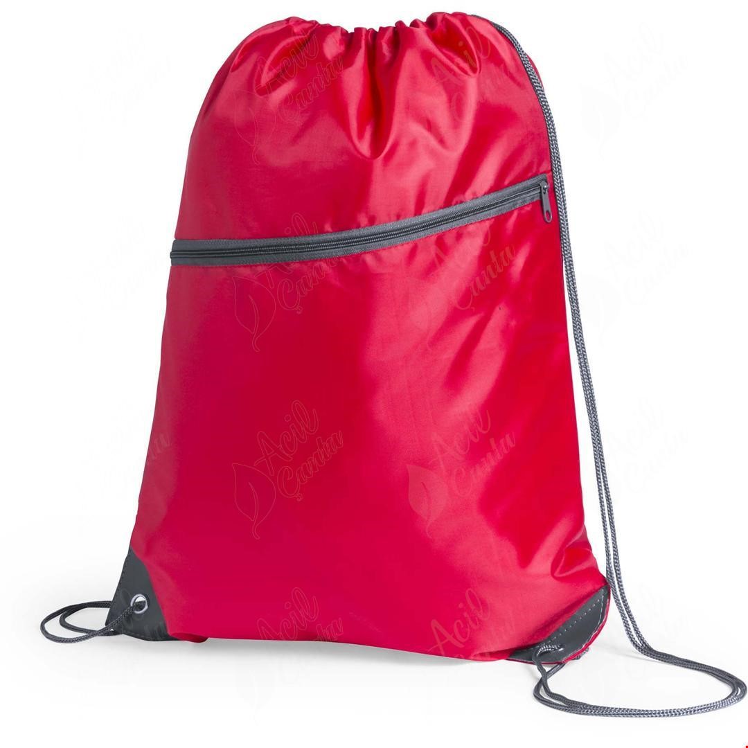 Fermuarli Kusgözülü Çanta