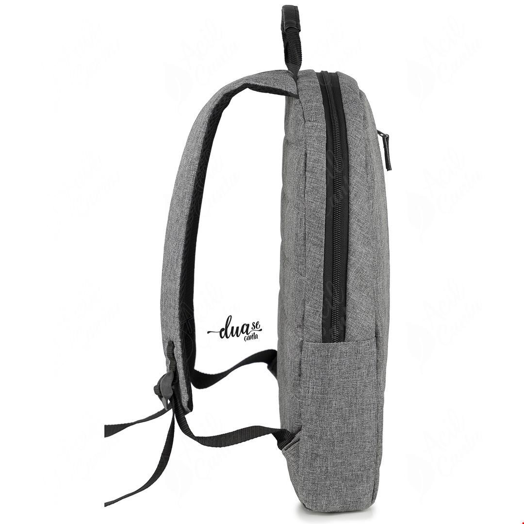 A009 Gri Keten Çanta